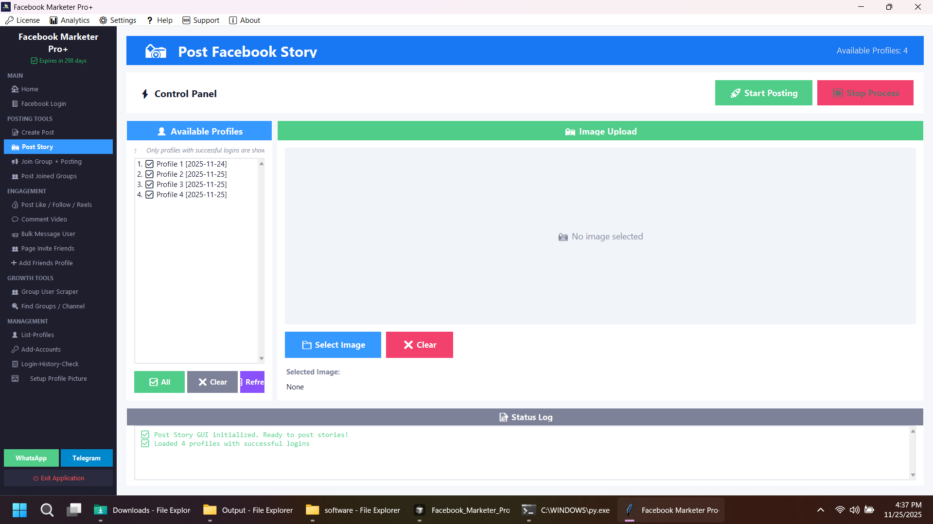 Advanced Facebook Marketing Software | Auto Poster, Comment Bot, Scraper lifetime software